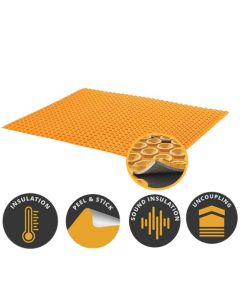 DITRA-HEAT-DUO-PS Insulated Peel & Stick Membrane SHEET 8.4 sq ft