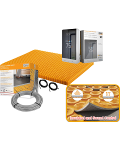 All in One Floor Heating Kit with 38 sq ft Cable