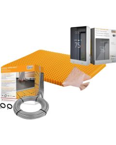 All in One Floor Heating Kit with 43 sq ft Cable