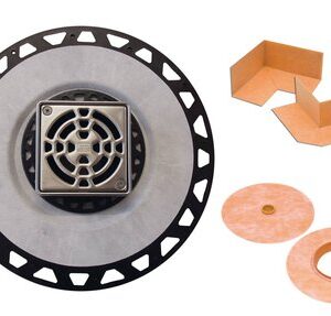 KERDI-DRAIN ABS 2" / CLASSIC 4" STN STEEL