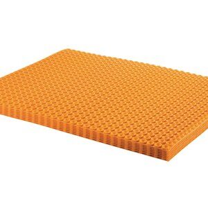 DITRA-HEAT SHEET 3'2-5/8" X 2'7-3/8" = 8.4 SF