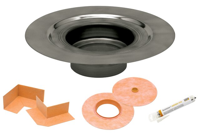 KERDI-DRAIN FLANGE KIT 3" STN STEEL KERDI-DRAIN FLANGE KIT 3" STN STEEL