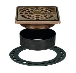 KERDI-DRAIN GRATE KIT CLASSIC 4" OIL-RUB BRONZE