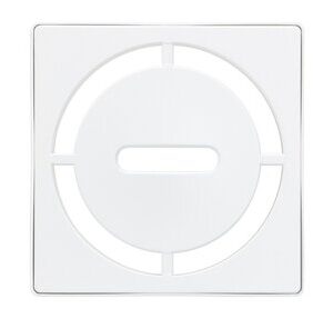 KERDI-DRAIN GRATE KIT 4" MATTE WHITE PURE