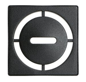 KERDI-DRAIN GRATE KIT 4" MATTE BLACK PURE