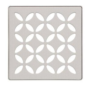 KERDI-DRAIN GRATE KIT 4" GREIGE FLORAL