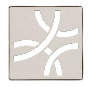 KERDI-DRAIN GRATE KIT 4" CREAM CURVE