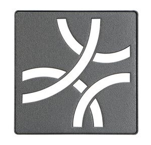 KERDI-DRAIN GRATE KIT 4" DK ANTHRACITE CURVE