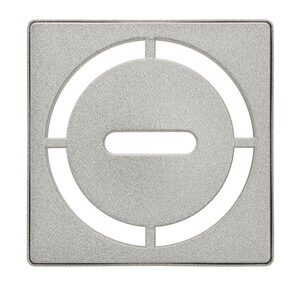 KERDI-DRAIN GRATE KIT 4" STONE GREY PURE