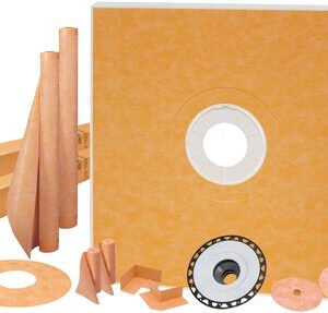 KERDI-SHOWER-KIT 72" X 72" ABS FLANGE 2"
