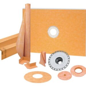 KERDI-SHOWER-KIT 38" X 60" ABS FLANGE 2"