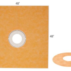 KERDI-SHOWER-TRAY-THIN 48" X 48" CEN