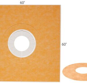 KERDI-SHOWER-TRAY 60" X 60" CEN