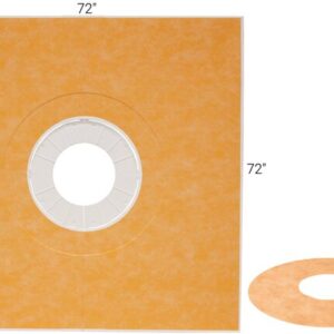 KERDI-SHOWER-TRAY 72" X 72" CEN