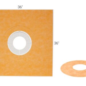KERDI-SHOWER-TRAY-THIN 36" X 36" CEN