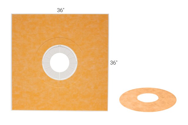 KERDI-SHOWER-TRAY-THIN 36" X 36" CEN KERDI-SHOWER-TRAY-THIN 36" X 36" CEN