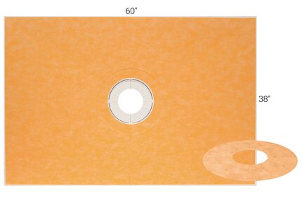 KERDI-SHOWER-TRAY 38" X 60" CEN KERDI-SHOWER-TRAY 38" X 60" CEN
