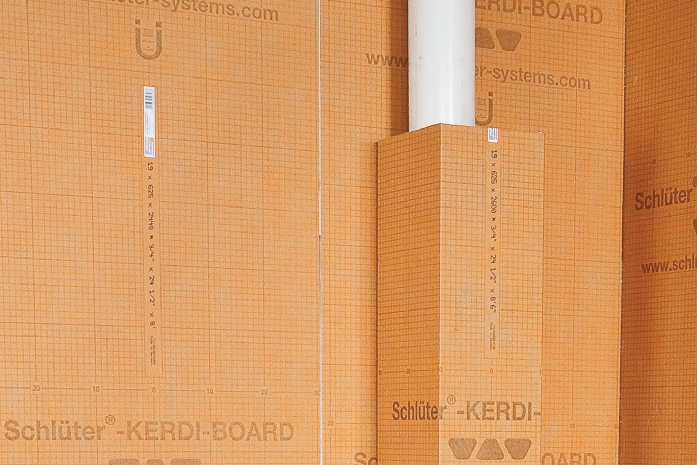 KERDI-BOARD-U PANEL 3/4" X 24-1/2" X 96" - Image 2