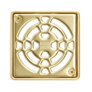 KERDI-DRAIN GRATE KIT CLASSIC 4" CLASSIC GOLD