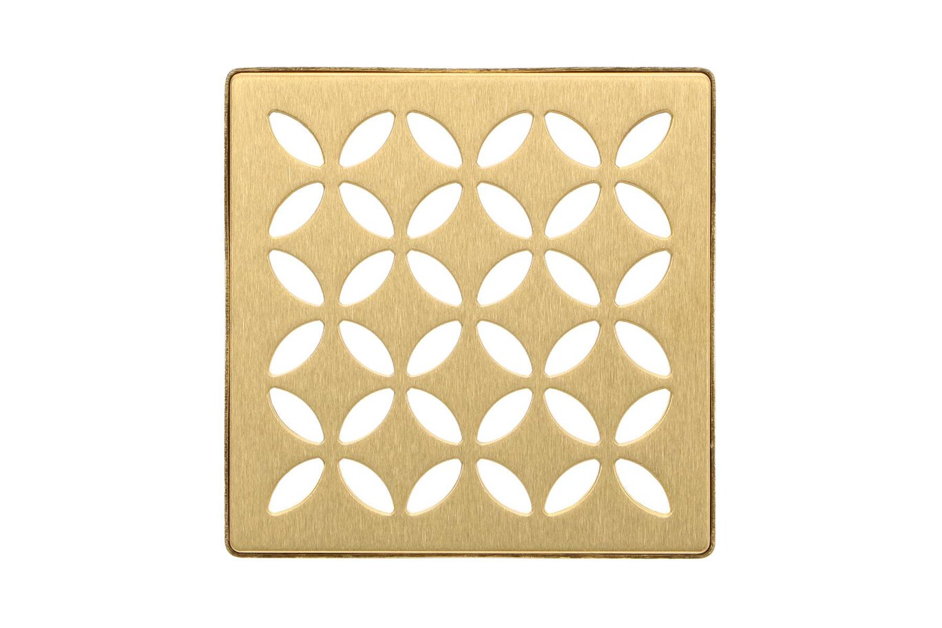 KERDI-DRAIN GRATE KIT 4" BR VINTAGE GOLD FLORAL