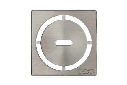 KERDI-DRAIN GRATE KIT 4" BRUSHED NICKEL PURE