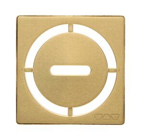 KERDI-DRAIN GRATE KIT 4" BR VINTAGE GOLD PURE