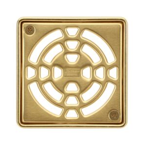 KERDI-DRAIN GRATE KIT CLASSIC 4" VINTAGE GOLD