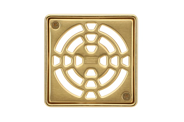 KERDI-DRAIN GRATE KIT CLASSIC 4" VINTAGE GOLD