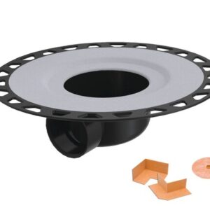 KERDI-DRAIN ABS HORIZ OUTLET - NO CORNERS/SEALS