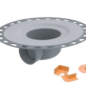 KERDI-DRAIN PVC HORIZ OUTLET - NO CORNERS/SEALS