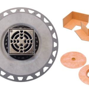 KERDI-DRAIN PVC 2" / CLASSIC 4" STN STEEL