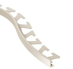 JOLLY-RADIUS EDGE TRIM 3/8" ALUM SATIN NICKEL 10'