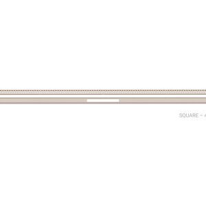 KERDI-LINE-VARIO 4' D3-SQUARE TSI