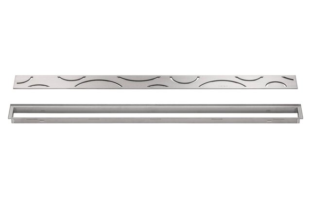 KERDI-LINE 29/32" FRAME 43-5/16" CURVE GRATE