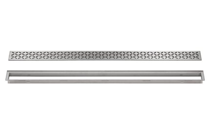 KERDI-LINE 29/32" FRAME 47-1/4" FLORAL GRATE