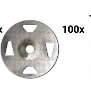 KERDI-BOARD 1-5/8" SCREWS (100) + WASHERS (100)