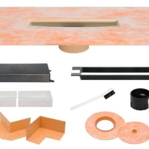 KERDI-LINE-VARIO FLANGE KIT 2" ABS & PVC