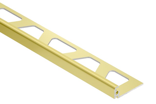 JOLLY EDGE TRIM 3/8" ALUM SATIN BRASS