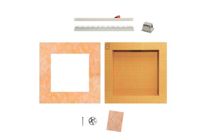 KERDI-BOARD-SNLT 12X12 NICHE WARM WHITE W/FRAME KERDI-BOARD-SNLT 12X12 NICHE WARM WHITE W/FRAME