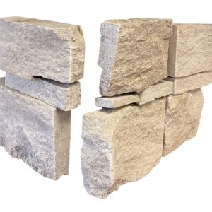 Mixed 8"x16" Rockface Dog Ear Corner - RFC816MIX2