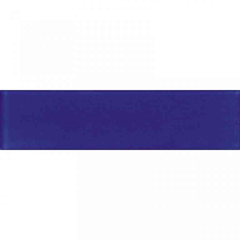Cobalt Blue Matte - Mir Mosaic - A-012M 3x12