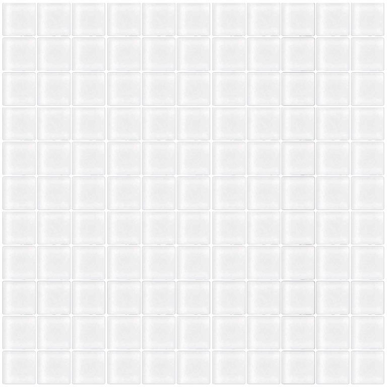Mirage White Matte - Mir Mosaic - A-066M 1x1