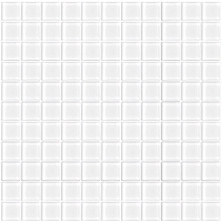 Mirage White Gloss - Mir Mosaic - A-066 1x1
