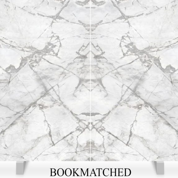 Invisible Grey Bookmatched