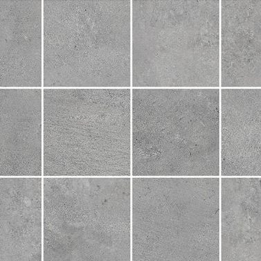 MOSAIC CLAY (SQUARE) GREY - TEXTURED STONE - 2x2