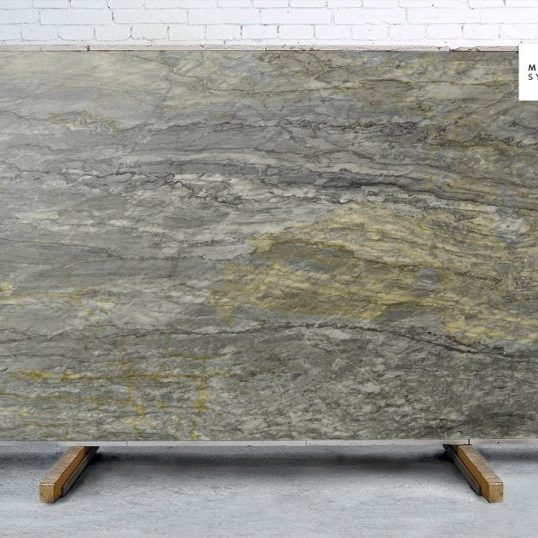 Marble Systems - Gris Antracita Honed Soft Quartzite# Slab Random 1 1/4 - SL90834