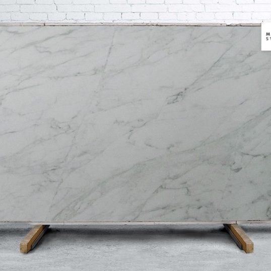 Marble Systems - Calacatta Caldia Supreme Honed Marble Slab Random 1 1/4 - SL90975