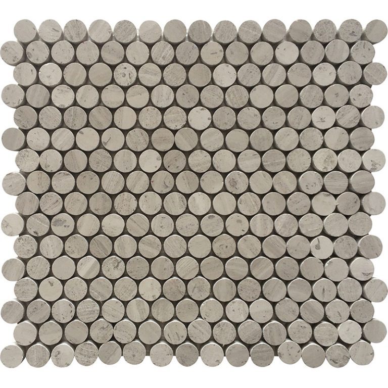 Wooden Penny Polished - Mir Mosaic - SV-P10P