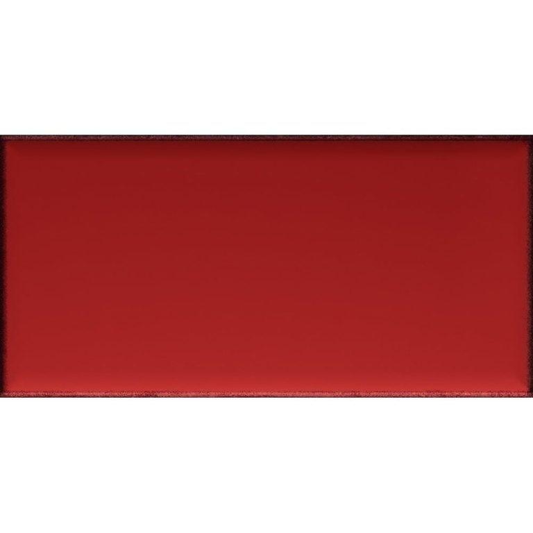 Marble Systems - Red Glossy Ceramic Tile 4x8 - WIS12195