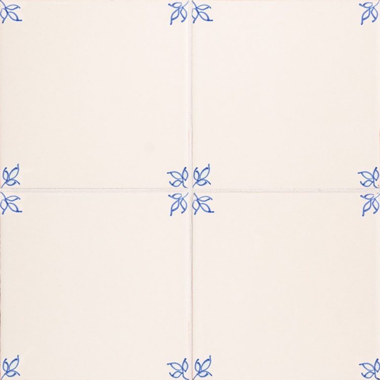 Marble Systems - Garden Blanc Blue Glazed Ceramic Tile 6x6 - WLV20542